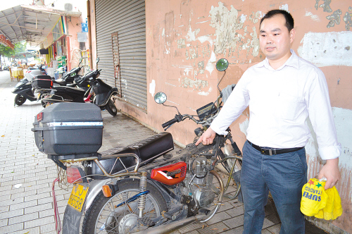 偷汽油 撬电池 拆油箱 BR 男装摩托车屡遭贼手