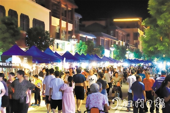 中秋国庆假期，京梅村人气爆棚。