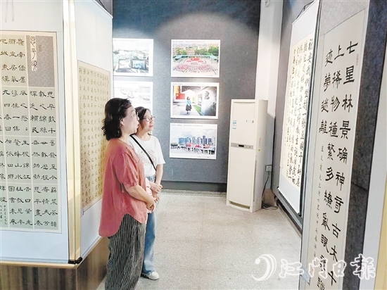 市民参观展览，感受恩平30年发展巨大成就。