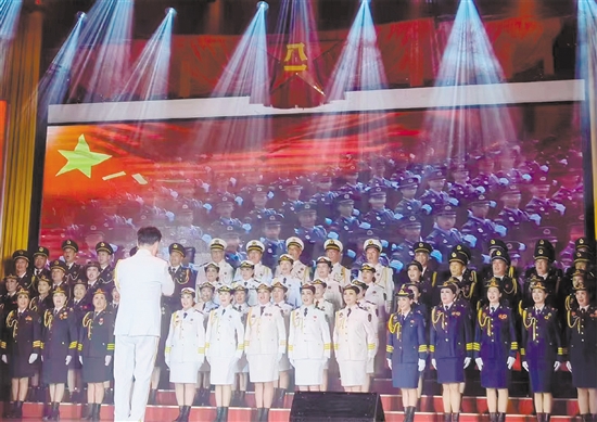 我市举行2024年“双拥花开映五邑”军地文艺演出。 我市举行2024年“双拥花开映五邑”军地文艺演出。