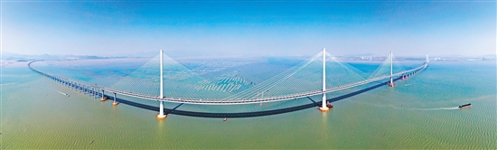 黄茅海跨海通道。