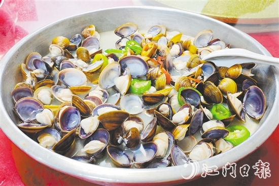 睦洲黄沙蚬味道清甜。