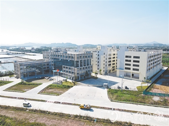 大鳌镇培育招引了新会中集、丽宫国际等一批竞争力强、示范性好的优质龙头企业。图为丽宫预制菜产业园。