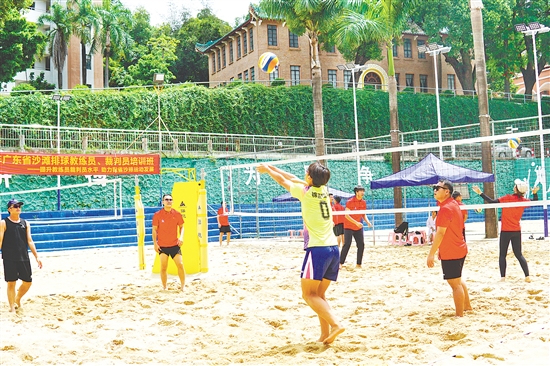 培训让年轻教练认识沙排的基本发展规律以及训练中需注意的技术要点。 培训让年轻教练认识沙排的基本发展规律以及训练中需注意的技术要点。