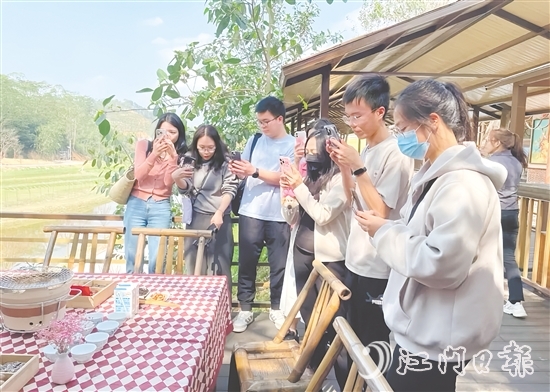 今年3月,开平市组织市重点自媒体走进大沙镇开展花海茶田系列采风活动。 今年3月,开平市组织市重点自媒体走进大沙镇开展花海茶田系列采风活动。
