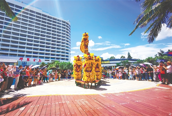 那琴半岛第七届开渔节启幕。 那琴半岛第七届开渔节启幕。