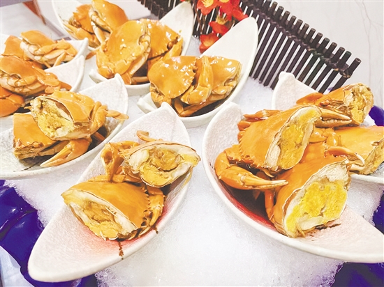 台山青蟹味道鲜美。 台山青蟹味道鲜美。