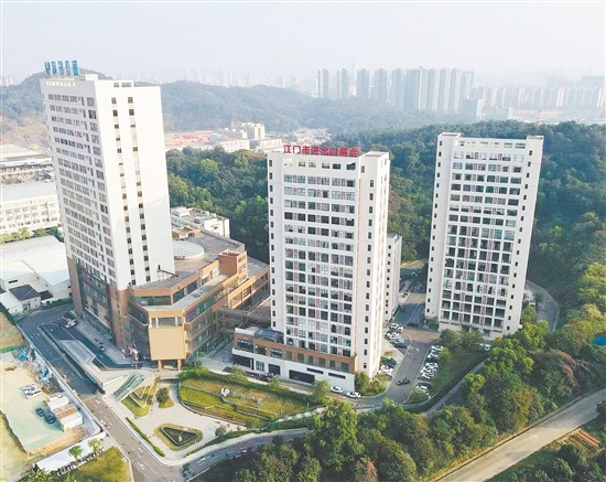 江门科创公园航拍图。 江门科创公园航拍图。