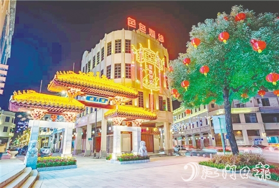 台城西门圩充满了浓郁的侨乡风情，这里的建筑融合了中西方特色。