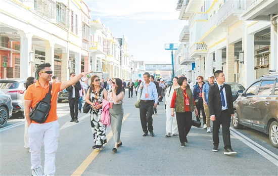 大会期间,冲蒌乡亲们参观圩镇,见证家乡发展新貌。 大会期间,冲蒌乡亲们参观圩镇,见证家乡发展新貌。