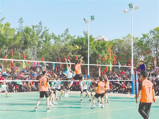 台山的排球氛围非常浓厚。