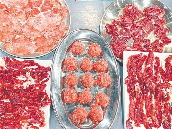 五洞牛肉新鲜美味。