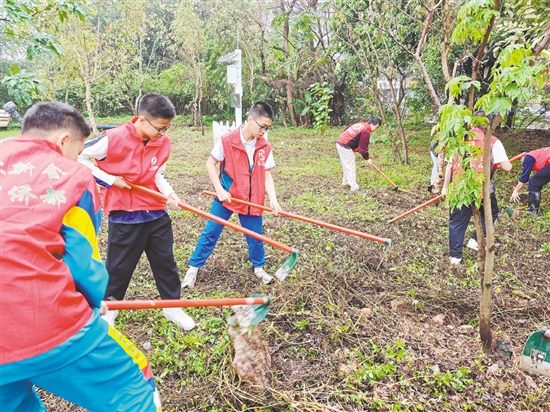 大家分工协作、干劲十足。