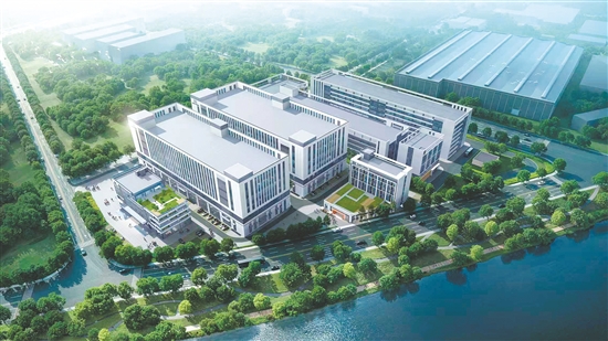 新明珠旅行箱包生产项目效果图。