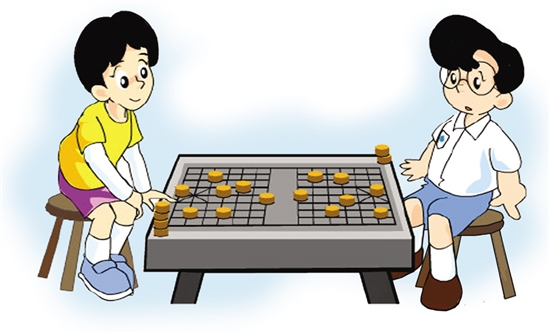     八岁那年,我学会了下象棋.
