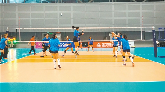 全国女子排球锦标赛今天开赛侨乡球迷可以一饱