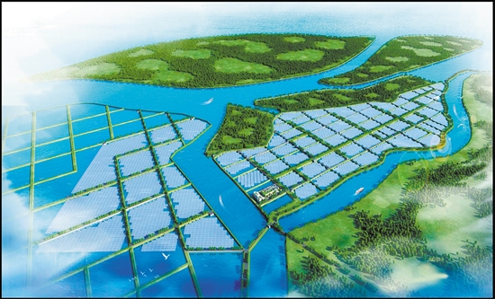 汶村渔业光伏产业园二期项目效果图.