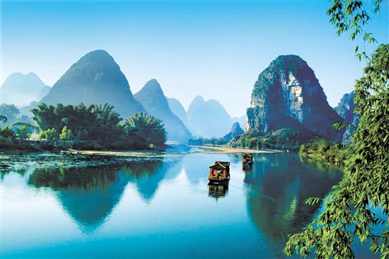 荔江湾风景区山环水绕,壁画天成,风景优美.