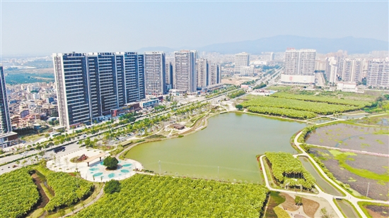 新会区以枢纽新城建设为突破口,全力打造交通互联,产业互补,功能融合