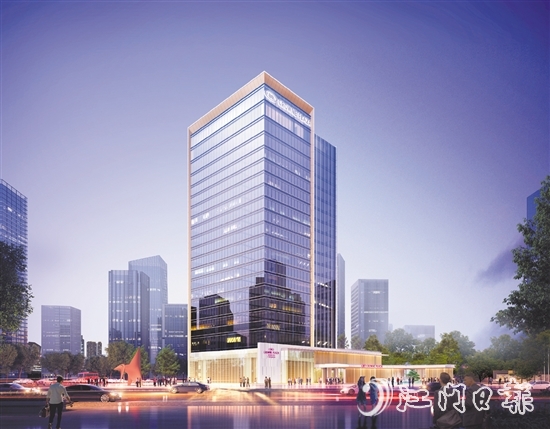 江门保利皇冠假日酒店以国际五星级标准打造。图为酒店效果图。