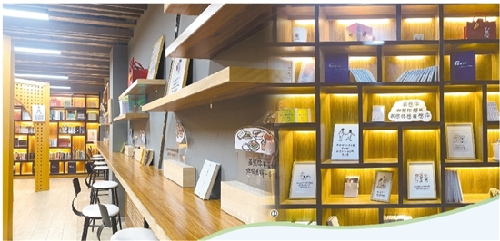 ①位于长堤历史文化街区的江门小林漫画阅读空间集画展展示、阅读、交流、轻餐饮等功能于一体。