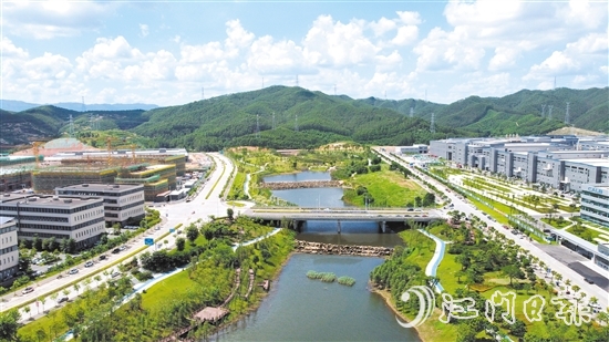 新会智造产业园凤山湖园区。