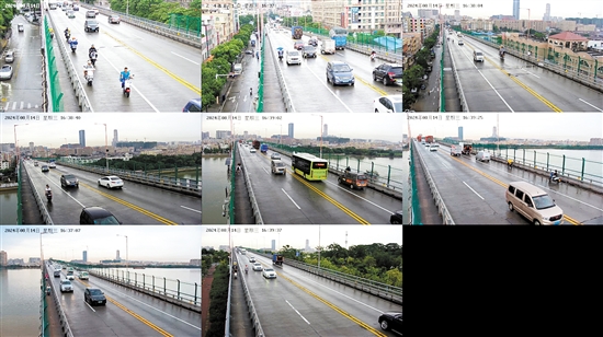 外海大桥智慧公路建设项目辅助养护人员提升工作效率。