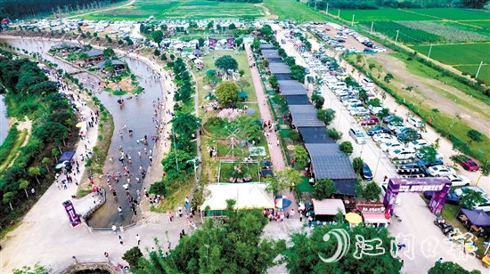 春节期间，位于恩城街道米仓村的恩平簕菜文化创意园将开展新春游园会活动。图为资料图。