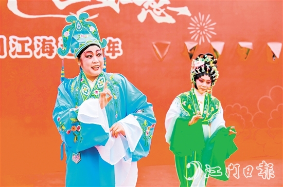 大年初六，粤剧专场演出在下沙公园开锣。
