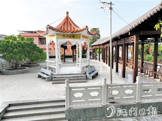 高联村建设侨心公园，凝聚侨力促发展。