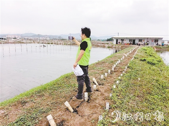 保险公司工作人员到田间地头了解农户实际需求。