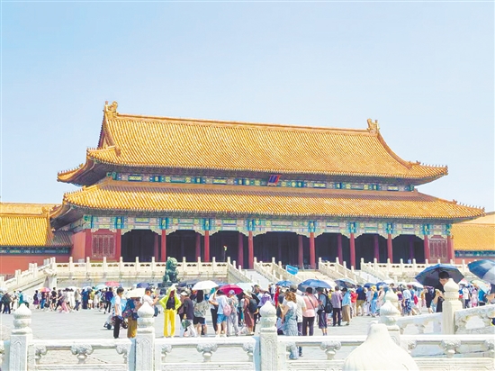 北京是暑假游的热门目的地。