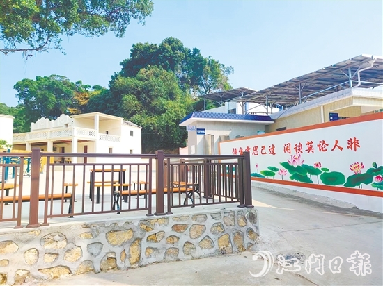 北陡镇大步头村基础设施实现全面升级，村口闲置荒地经过硬底化改造、增设健身器材，成为村民茶余饭后的“打卡点”。