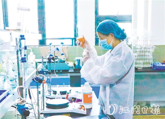 宝德利的研发人员在实验室攻坚技术难题。