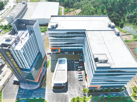 广东青澜生物制药技术有限公司项目所在地——开平市翠山湖工业孵化基地。