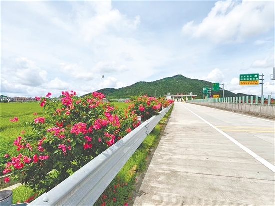 中阳高速赤坎出入口焕新颜。