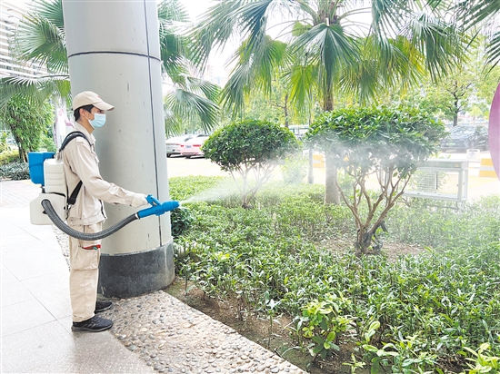 江门市妇幼保健院开展蚊虫消杀行动,打造“无蚊医院”。 江门市妇幼保健院开展蚊虫消杀行动,打造“无蚊医院”。
