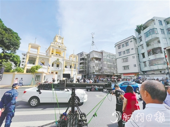 电视剧《绝命法官》中的“濠港东区警署”取景自恩平“大钟楼”。吴健争 电视剧《绝命法官》中的“濠港东区警署”取景自恩平“大钟楼”。吴健争