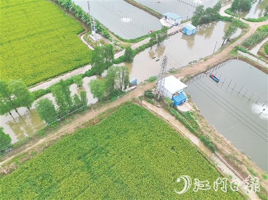 新会供电局利用无人机机巢远程航拍,可大幅度提高低压沿布图修正效率。 新会供电局利用无人机机巢远程航拍,可大幅度提高低压沿布图修正效率。