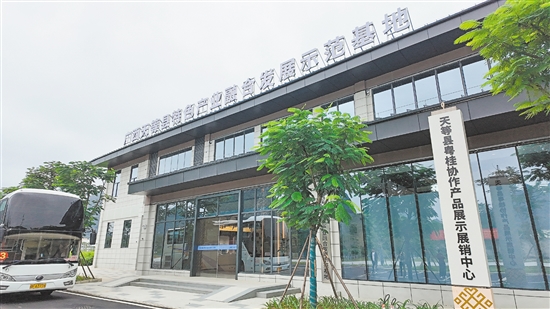 天等县粤桂协作产品展示展销中心。 天等县粤桂协作产品展示展销中心。