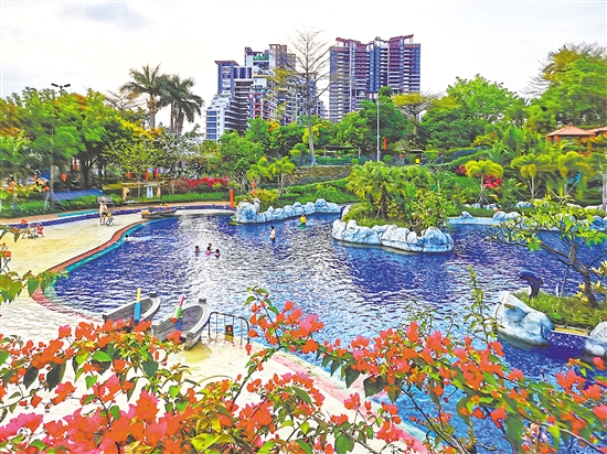 三合镇大力打造“硒泉康养”品牌。