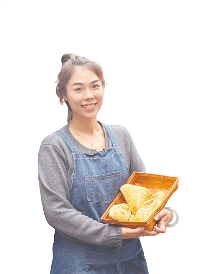 陈美琪希望把窑烤面包分享给更多的人。 陈美琪希望把窑烤面包分享给更多的人。