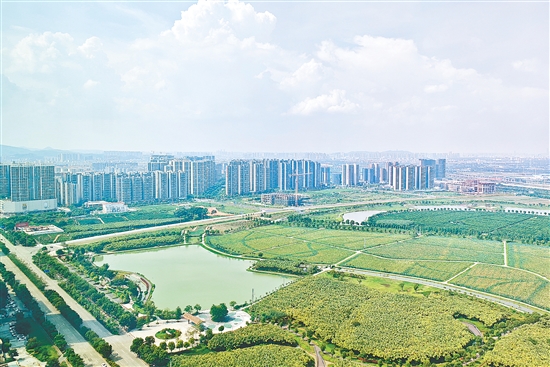 新会枢纽新城发展日新月异。 新会枢纽新城发展日新月异。