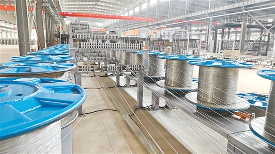 车间内的4条全自动生产线实现从原料到成品的全流程智能化管控。