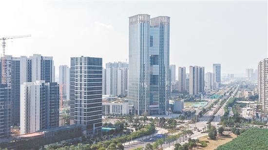 珠西枢纽新城。 珠西枢纽新城。