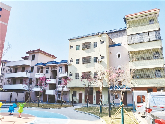 新建的牛江街小公园。