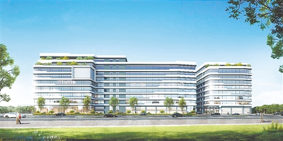 华明星智能家居项目计划打造智能家居研发中心。此为项目效果图。