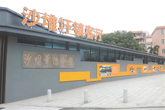 家门口的休闲空间深受群众欢迎。