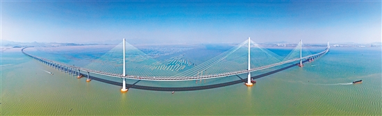 黄茅海跨海通道。郭永乐