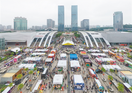 2025年，第三届中国侨都（江门）咖啡节在五邑华侨广场举办，吸引客流量超50万人次。资料照片